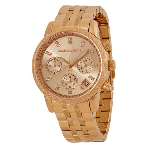 michael kors ladies ritz watch|Michael Kors rose gold tone.